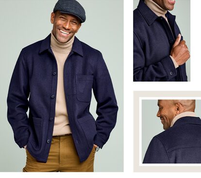 Wool Blend Jacket - MA334